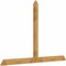 Ekena Millwork Portland Rough Sawn Timber Gable Bracket, Western Red Cedar, 108"W x 72"H x 2"D x 6"F, 16/12 Pitch GBW108X72X0206POR00RWR - alternate 5